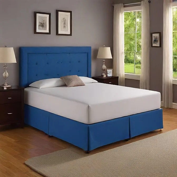 25" Inches Drop Bed Skirt Solid Royal Blue Egyptian Cotton - All Sizes