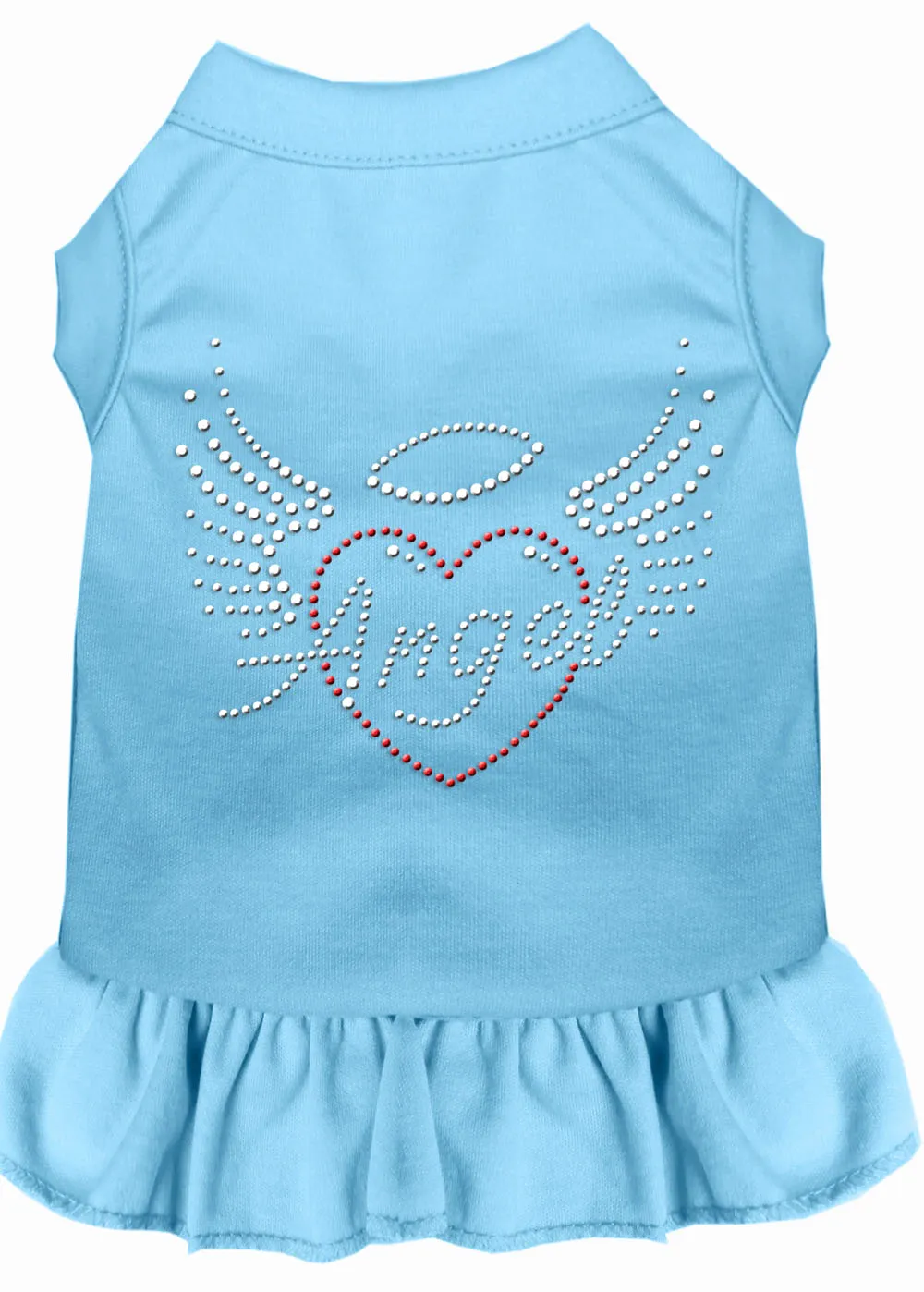 Angel Heart Rhinestone Dress Baby Blue Xxxl