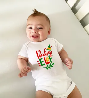 Baby Elf Infant Onesie - Christmas Onesie - Santa's Helper