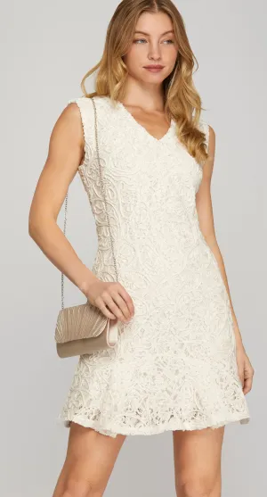Beautiful Lace Design Dress