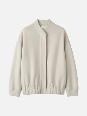 Bomber Jacket in Chalk