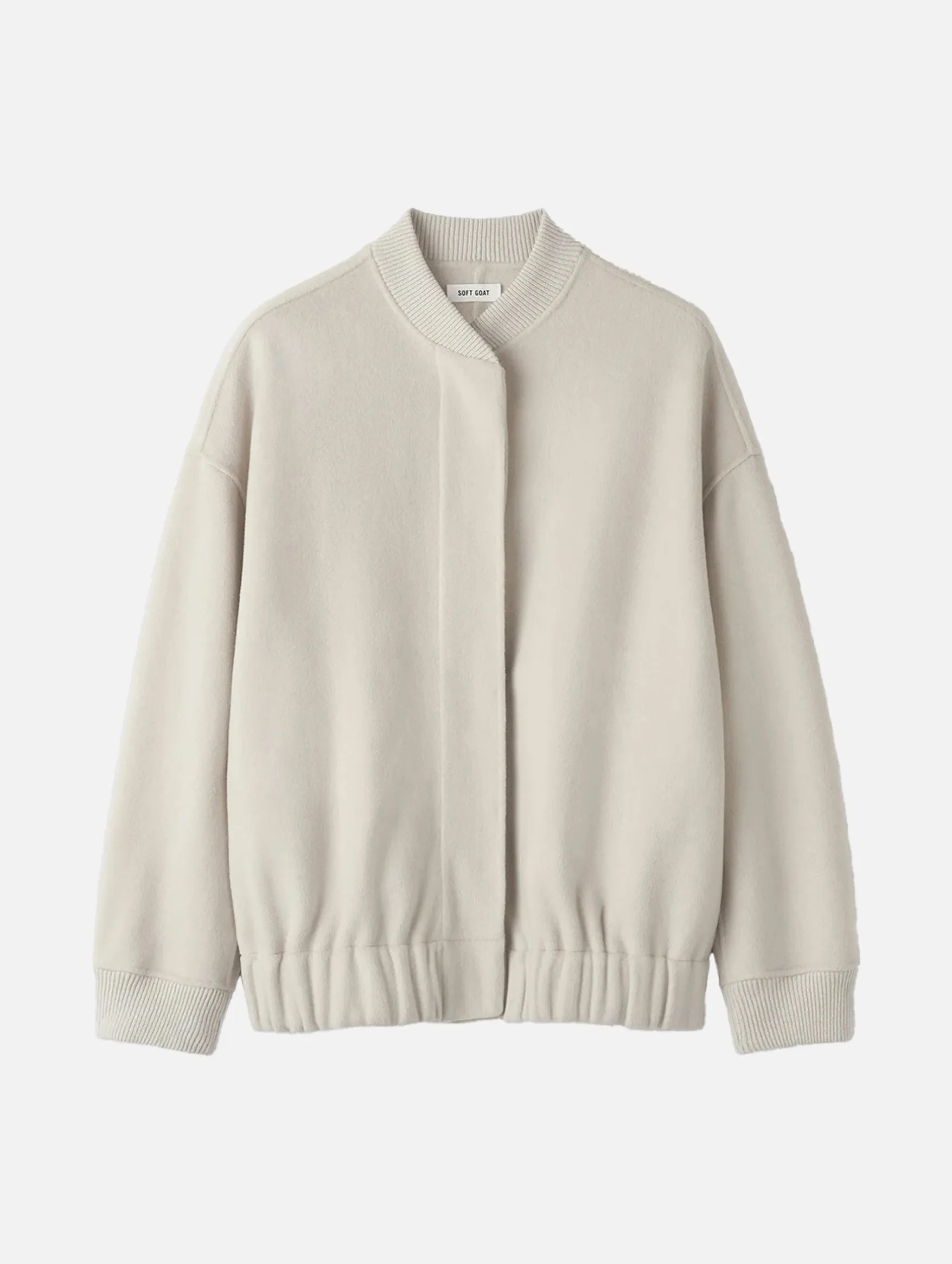 Bomber Jacket in Chalk