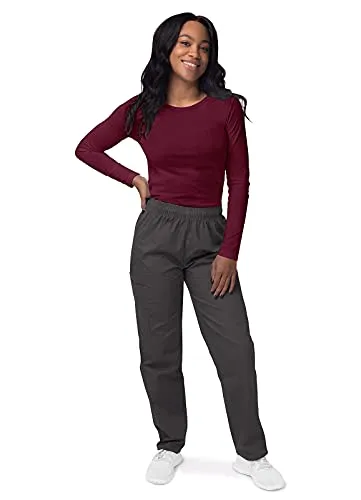 Burgundy Scrubs for Ladies - Long Sleeve Comfort Underscrub Tee - SIVVAN Womens Fall Fashion