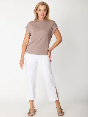 Cap Under Jacket Top -  Fawn - 25892