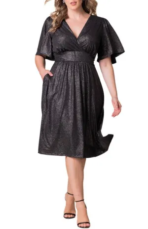 Crystal Cove Midi Cocktail Dress - Plus