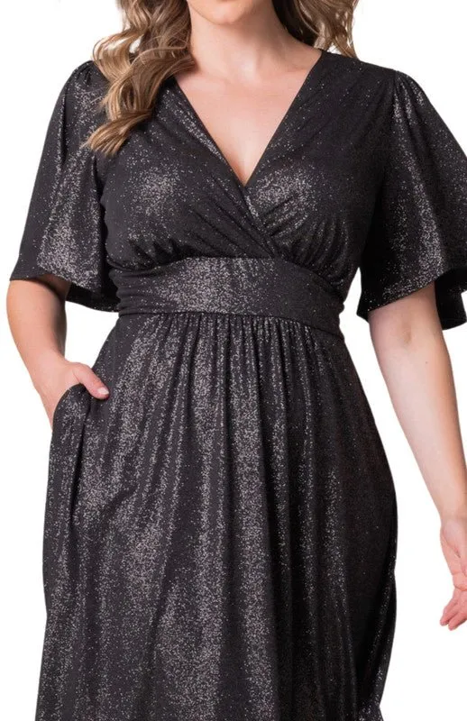 Crystal Cove Midi Cocktail Dress - Plus