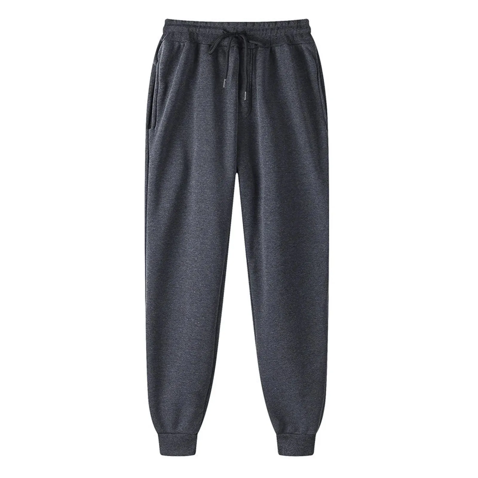 Deals $15 & Under! Pants for Men Jogger Workout Pants Mens Casual Sweatpants, Dark Gray XXL