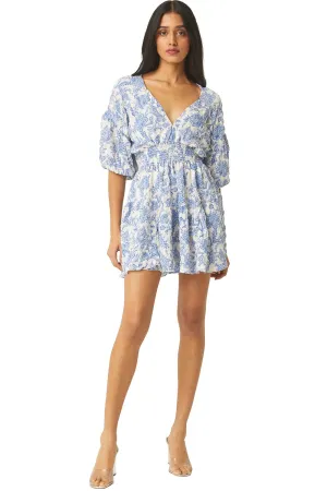 EIGHT DRESS - BLUE CRUSH TOILE