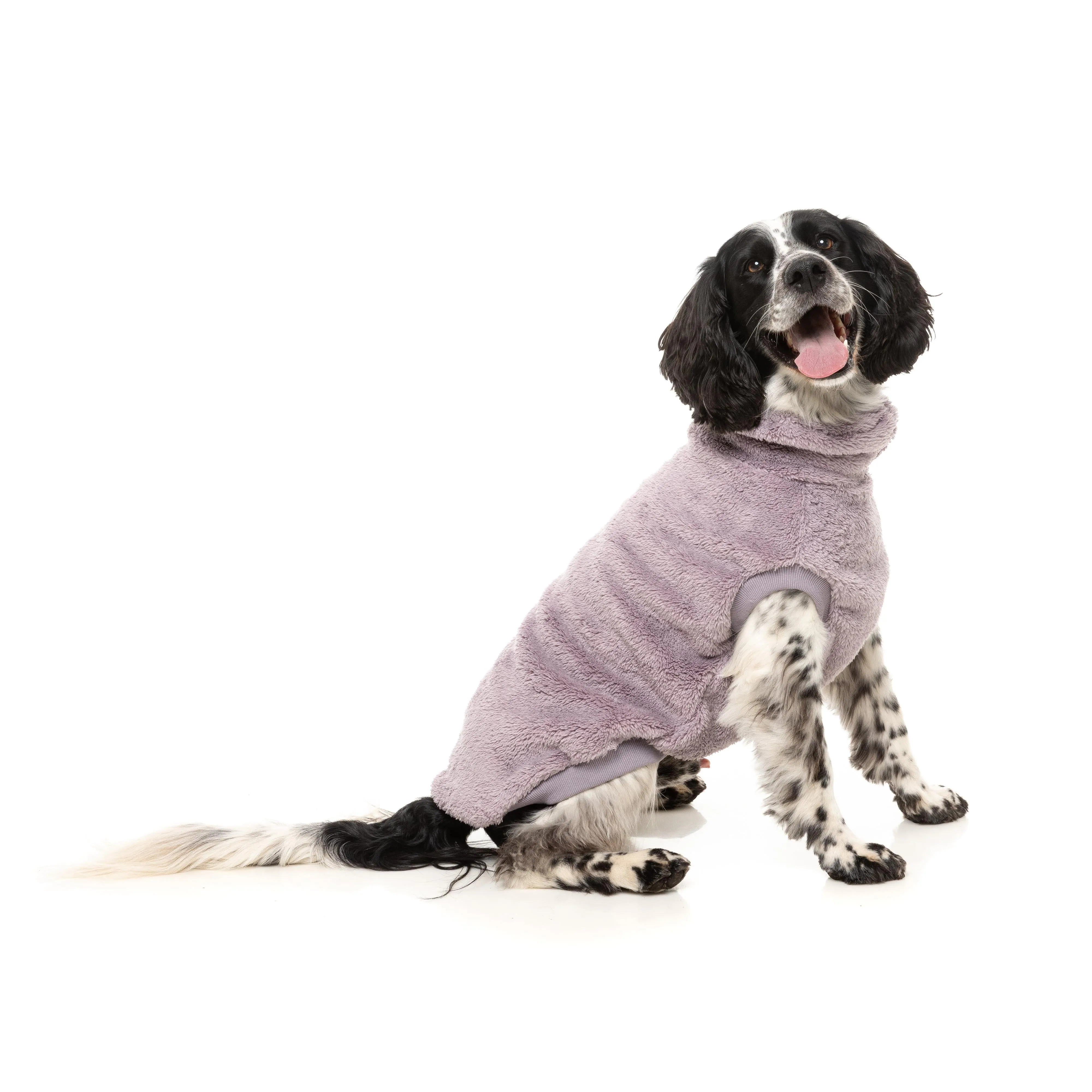 FuzzYard Dog Apparel Turtle Teddy 25 Sweater Lavender Size 4