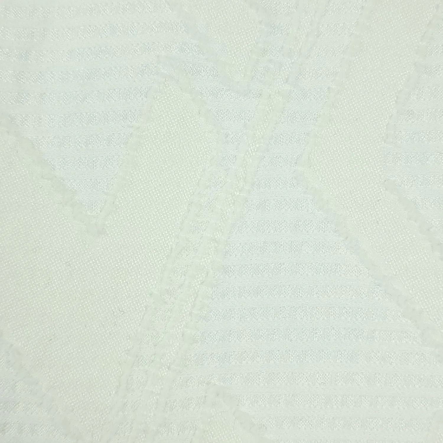 Geometric Stripe Polyester Rayon Woven Fabric - FAB1483