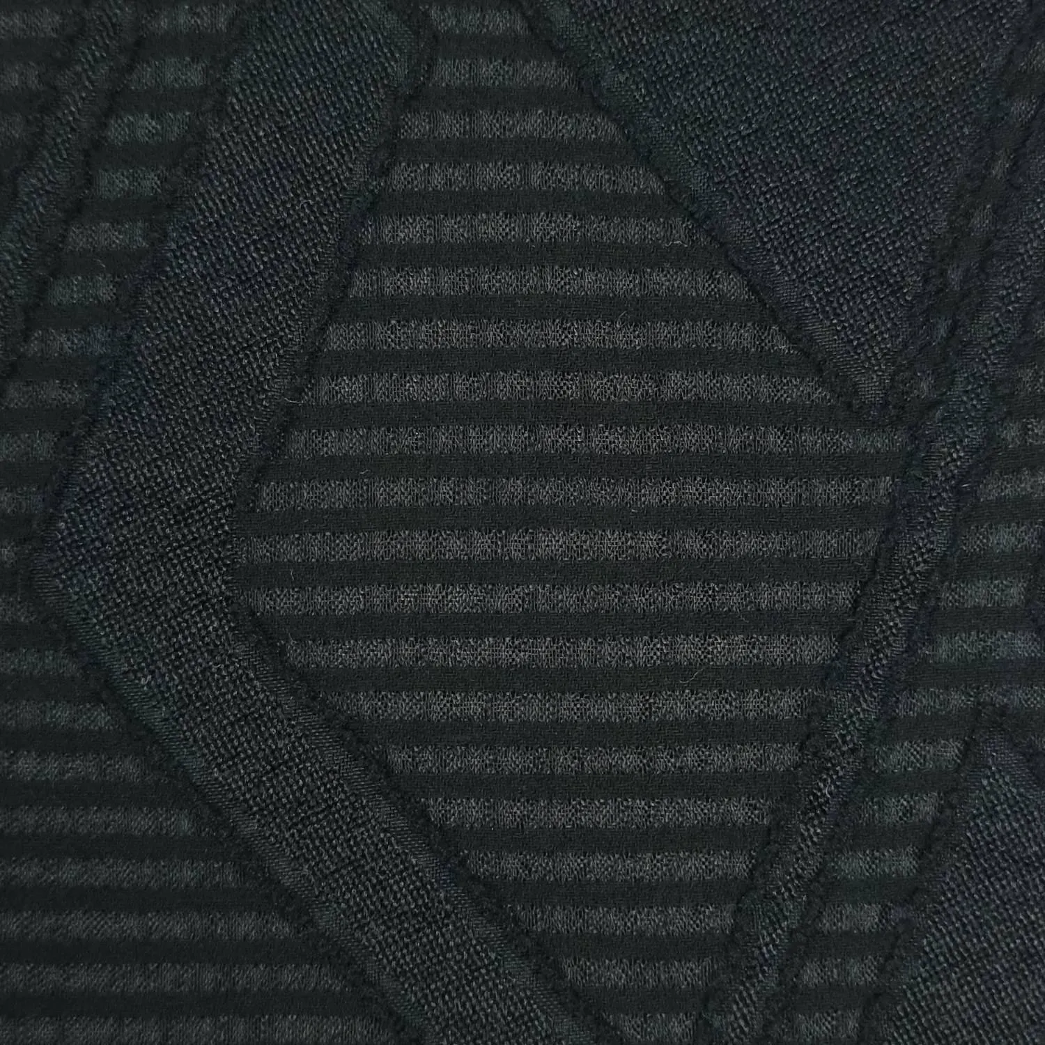 Geometric Stripe Polyester Rayon Woven Fabric - FAB1483