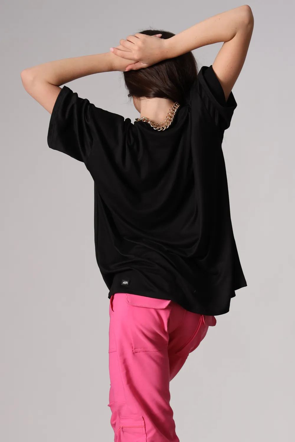 Graffiti Oversized T-Shirt - Black