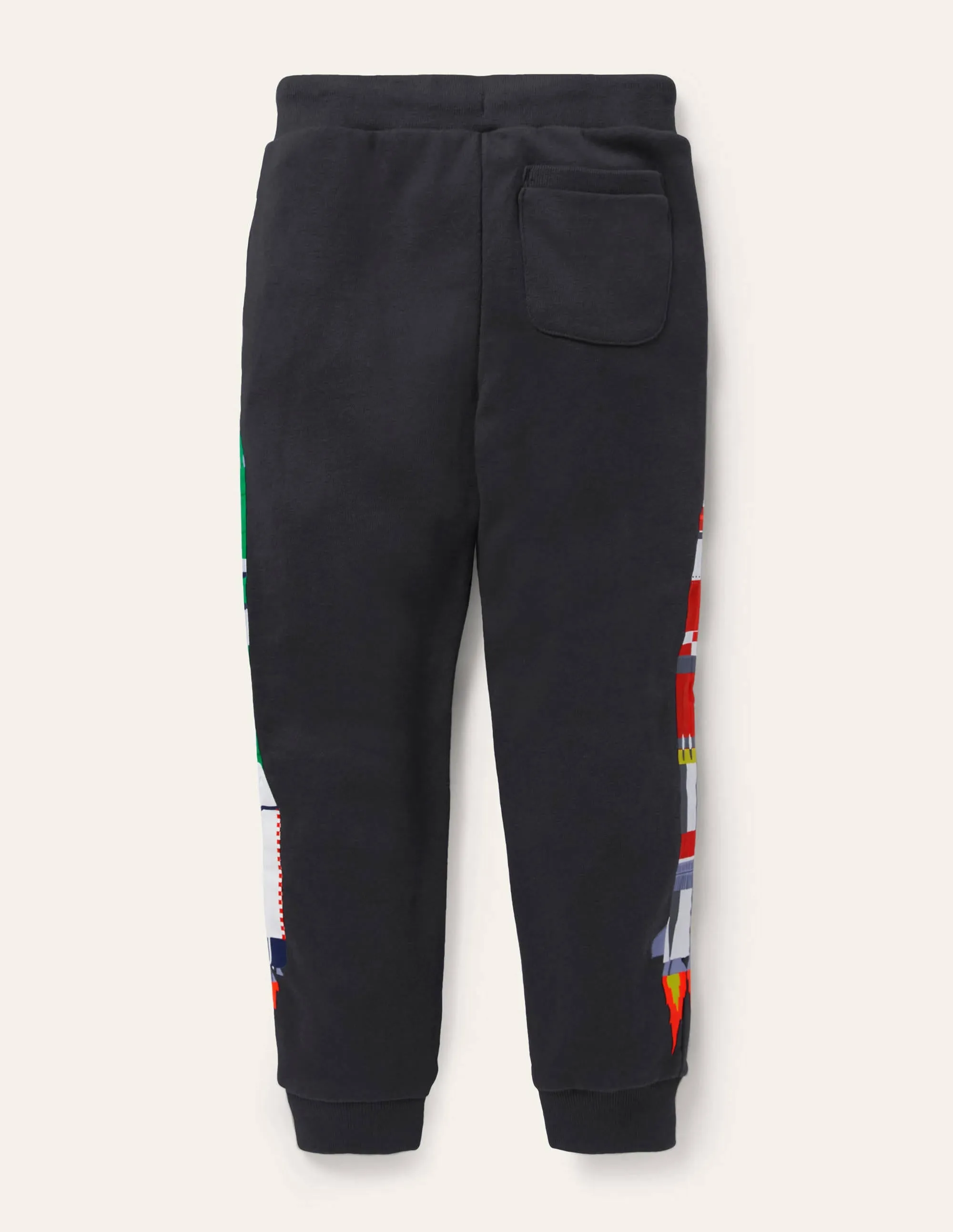 Graphic Space Joggers-Smoke Grey Rockets