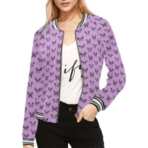 Ink Butterflies Stripes Jacket