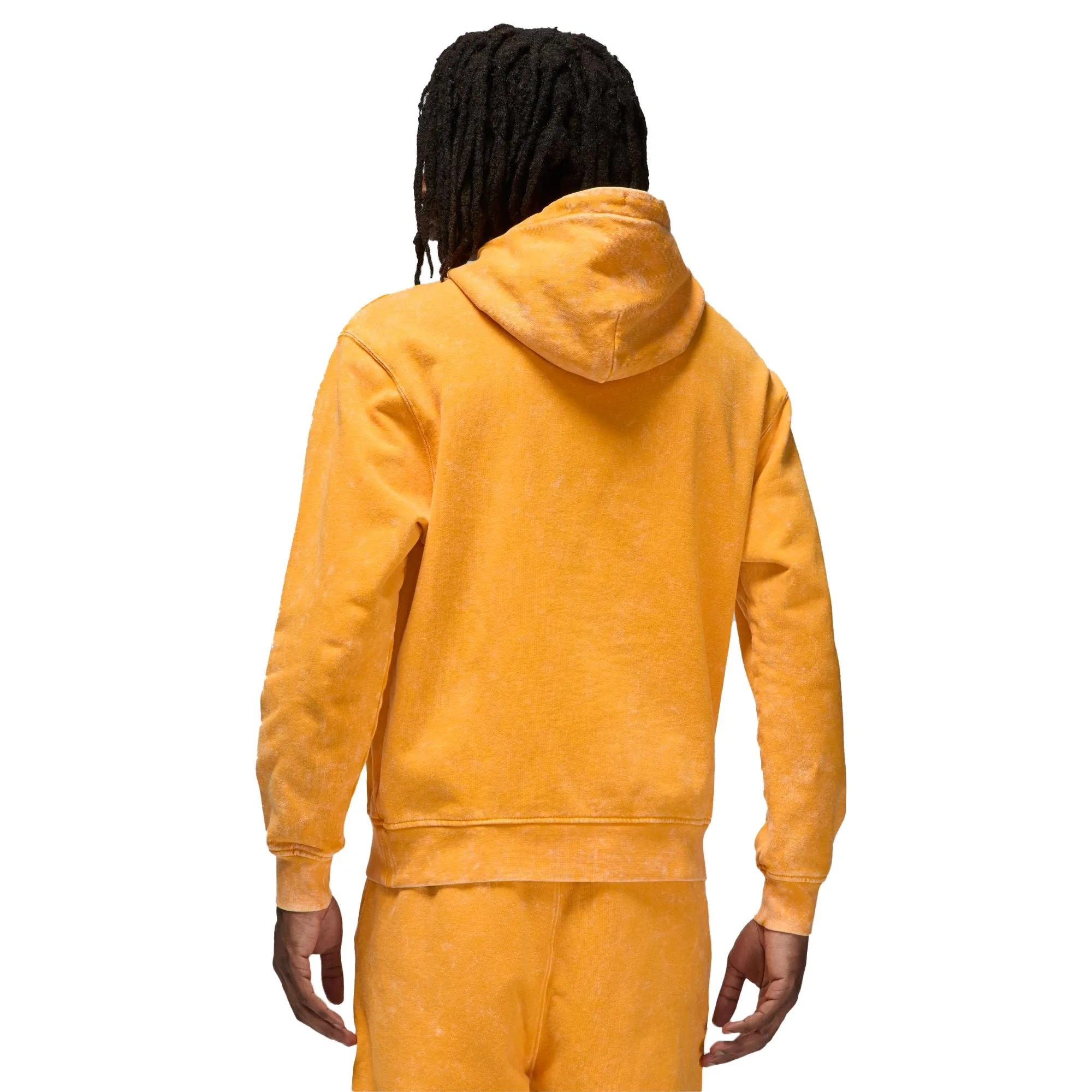 Jordan Flight Fleece Men's Washed Pullover Hoodie Yellow