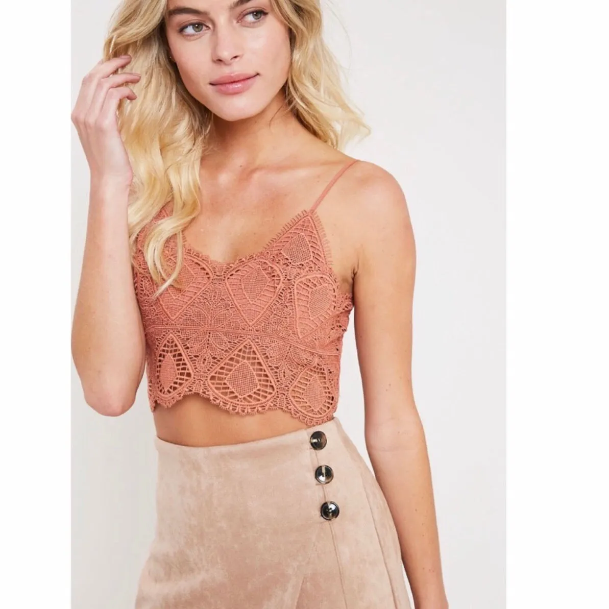 Lace Bralette White