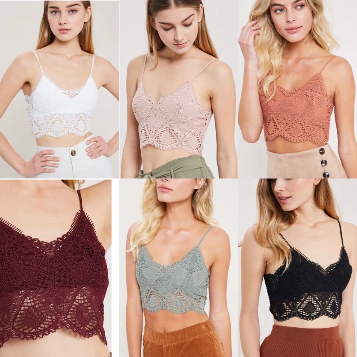 Lace Bralette White
