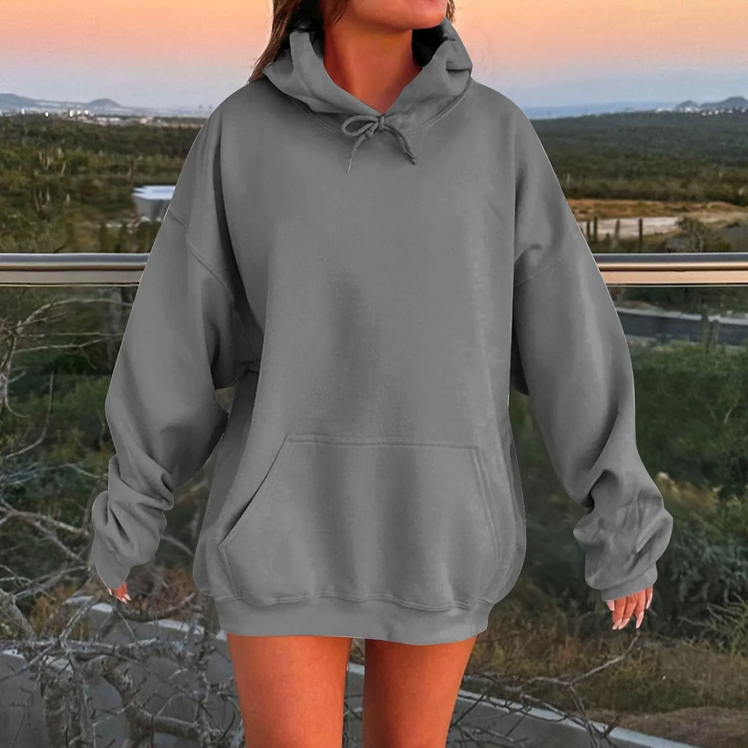 LISTHA Winter Sweatshirts for Women Oversized Hoodies Trendy Y2k Sweatshirts Long Sleeve Sweaters Pullover Teen Girl Clothes