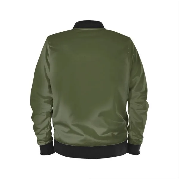 Luxury Reversible Silk/Cotton Men's Bomber Jacket feat. BAYC #2783 (outer front) & MAYC #5005 (inner rear)  handmade in UK
