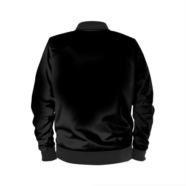 Luxury Reversible Silk/Cotton Men's Bomber Jacket feat. BAYC #4039 (outer front) & MAYC #201 (inner rear)  handmade in UK