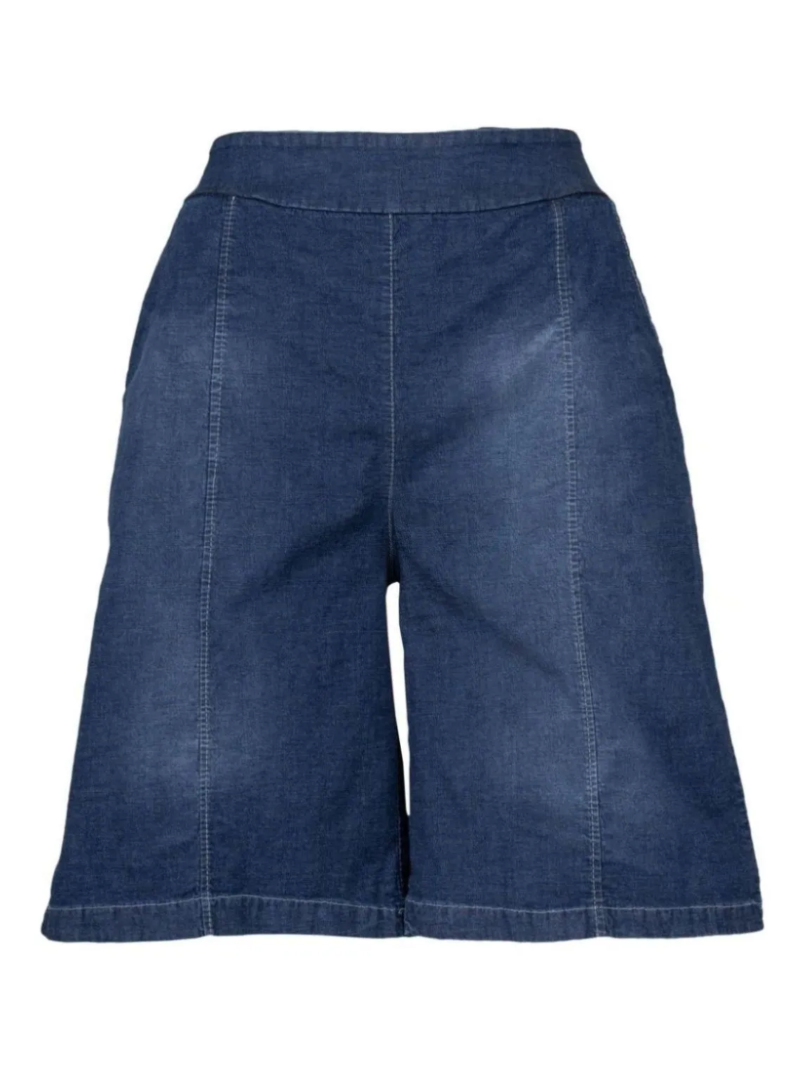 M Made in Italy  Ladies Woven Bermuda  Jeans