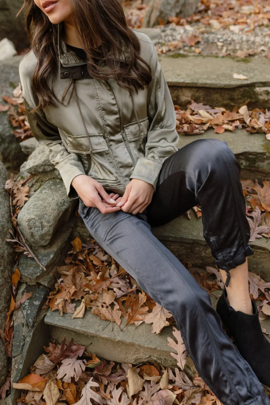 Marina Viscose Satin Jogger
