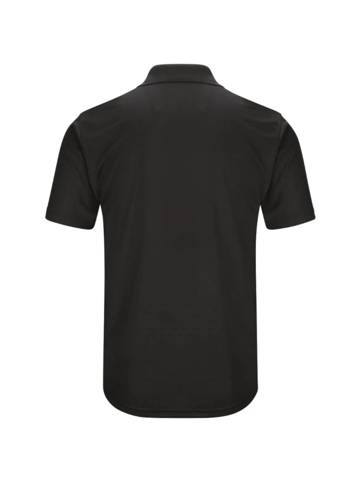 Men's Short Sleeve Performance Knit Pocketless Core Polo - SK96 - Black