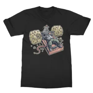 Mighty Mouse Benchpressing T-shirt (UK)