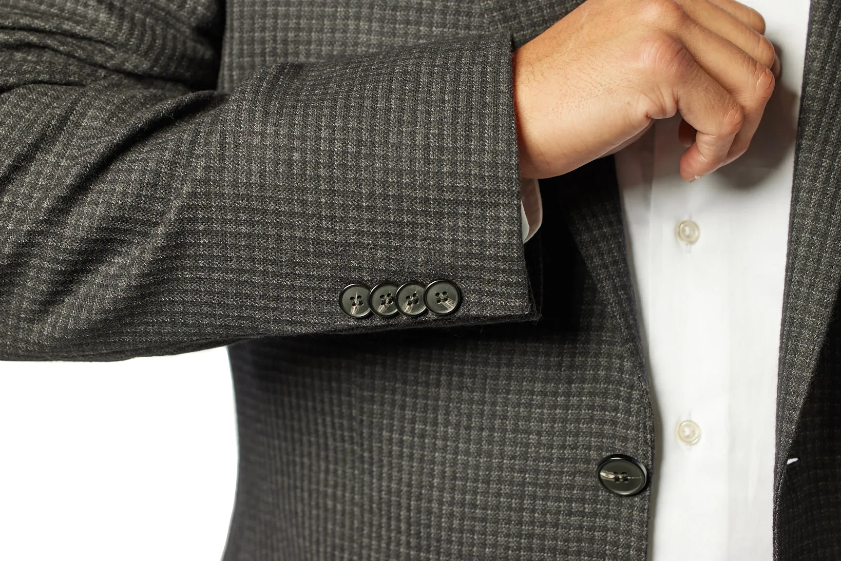 Modern Fit Black Diamond Sport Jacket B-SJ-PIA-612