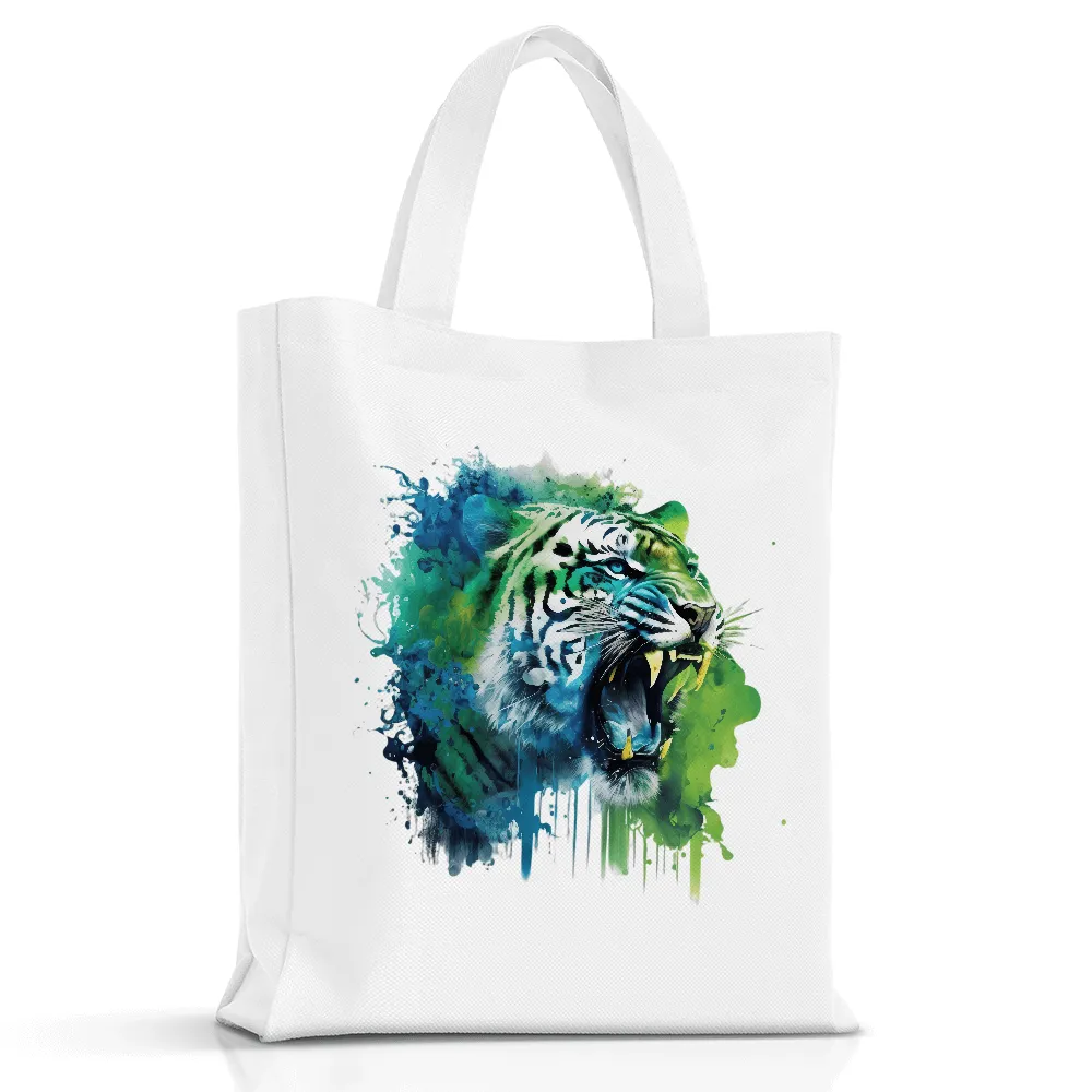 Neon Tiger Head Design