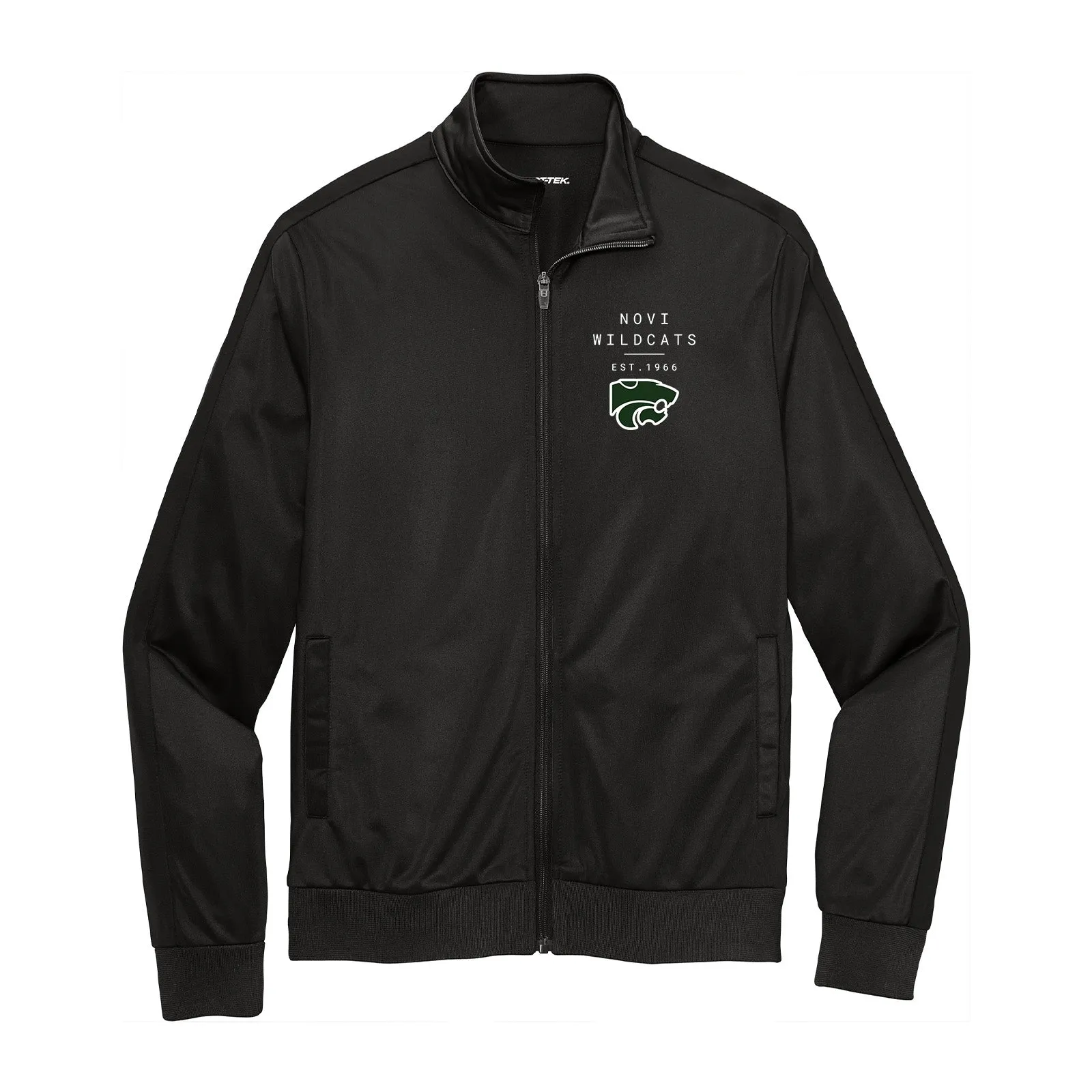 Novi Pompon Sport-Tek ® Tricot Track Jacket Modern