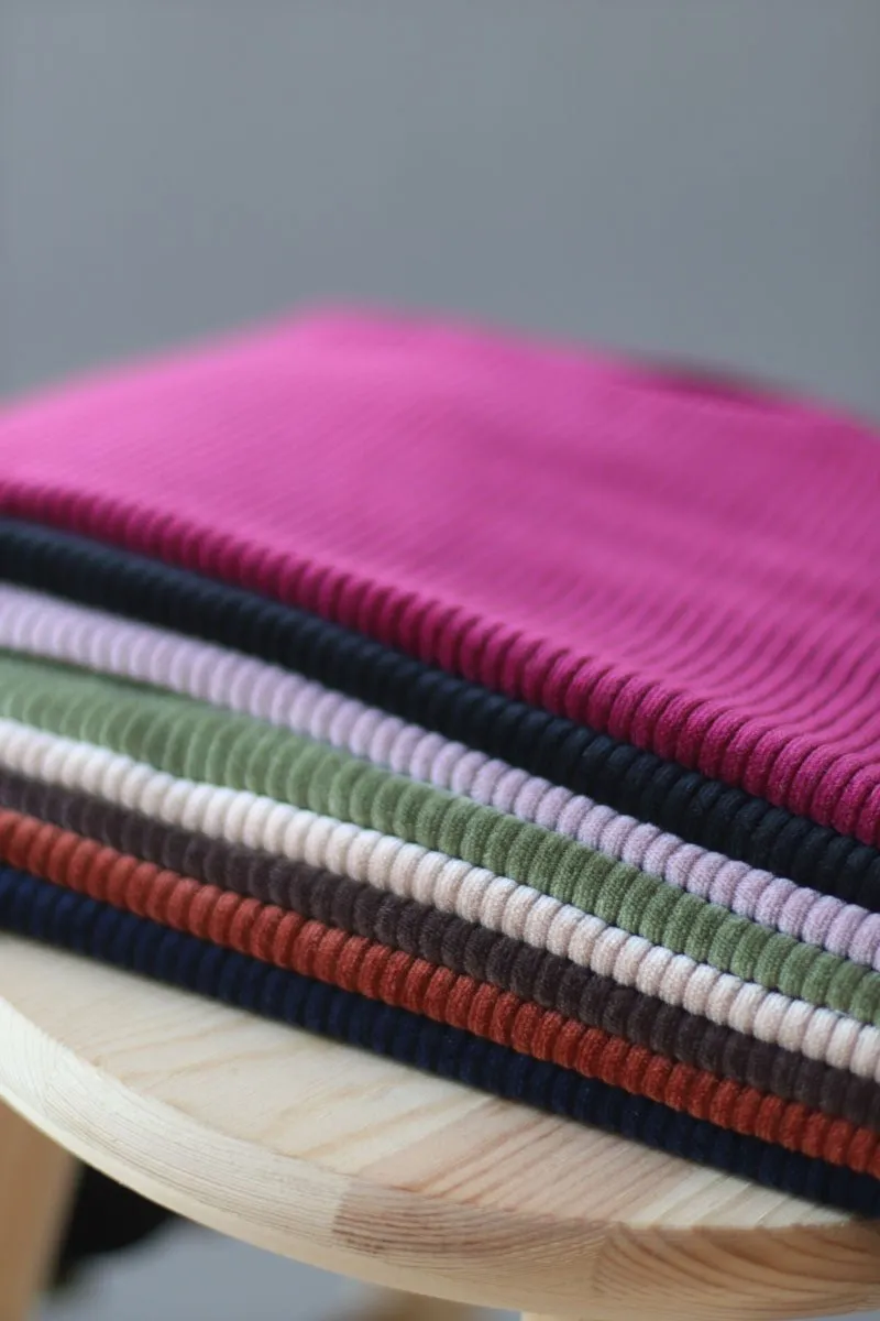 Organic Velvety Cord - OEKO-TEX® / GOTS - Mind The Maker - Olive