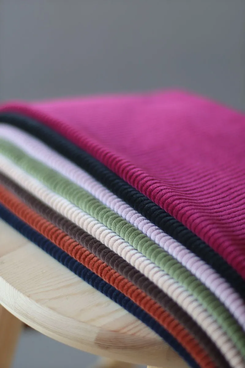 Organic Velvety Cord - OEKO-TEX® / GOTS - Mind The Maker - Olive