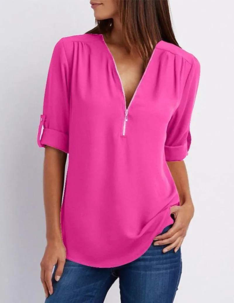 Otina - Long Sleeve Blouse