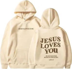 Oversized Hoodies For Women Pray About It As Much As You Think About It Letter Print Pullover Tops With Pocket Fall Winter
