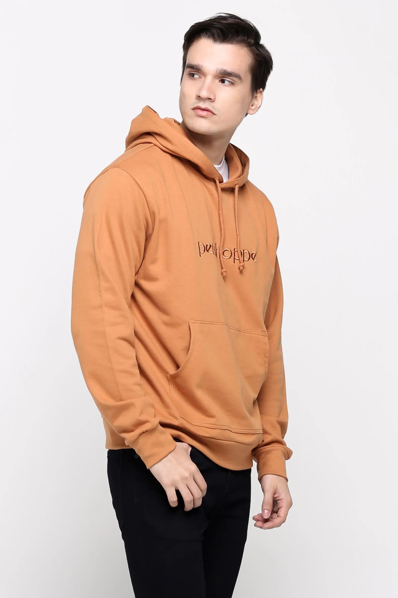 Penshoppe Old School - Relaxed Fit Hoodie With Embroidery