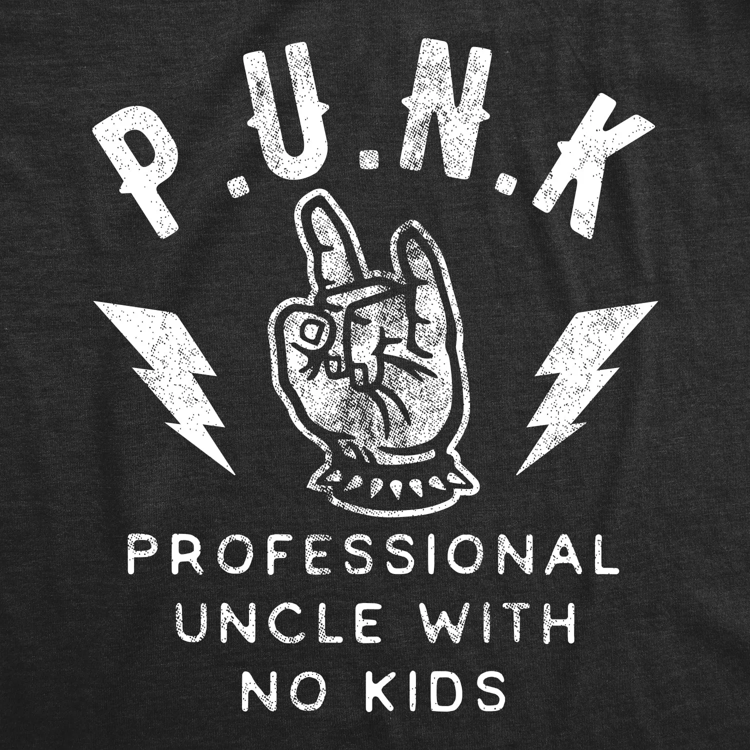 Punk Professional Uncle No Kids Men's T Shirt