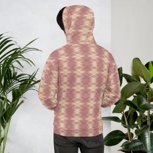 Recursia Argyle Rewired II Men's Hoodie In Pink