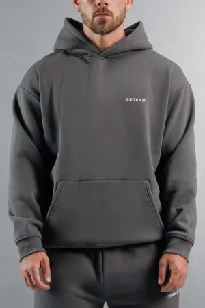 RELAXED HOODIE - DARK GREY