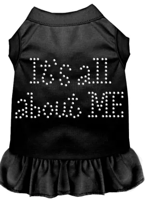 Rhinestone All About Me Dress Black Sm