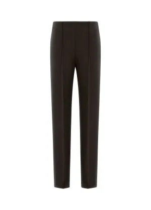 Scuba flared pants - black