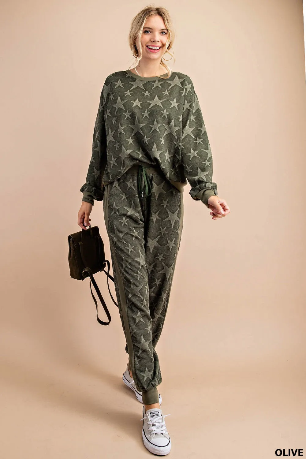 Seeing Stars Loungewear Joggers (Olive Green)