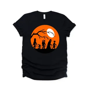 Star Wars Characters Halloween Adult T Shirt - Trick or Treat- Disney - Not So Scary