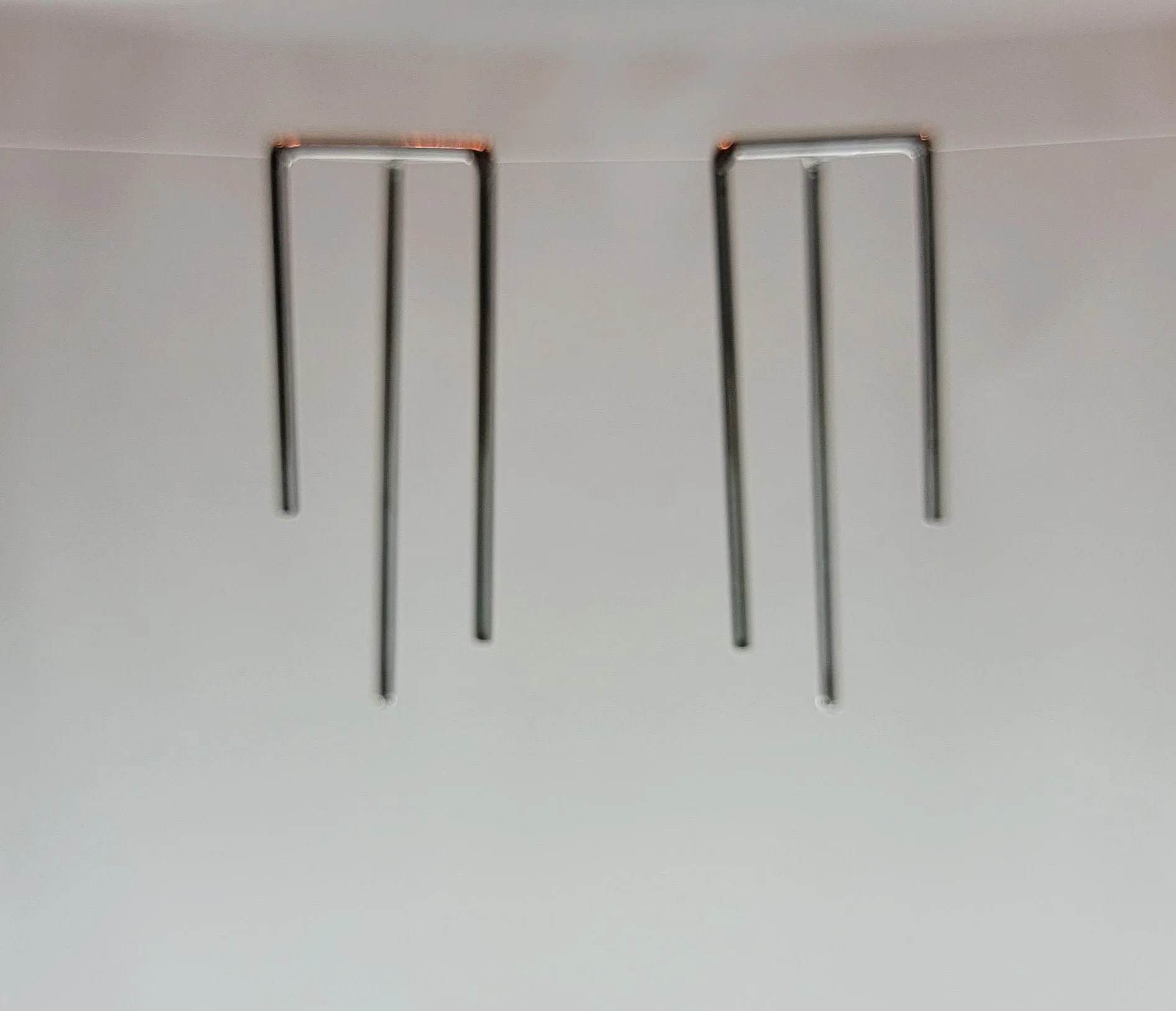 Sterling silver Abstract Trident earrings, Modern Earring, geometric post earrings, Artsy gift for her
