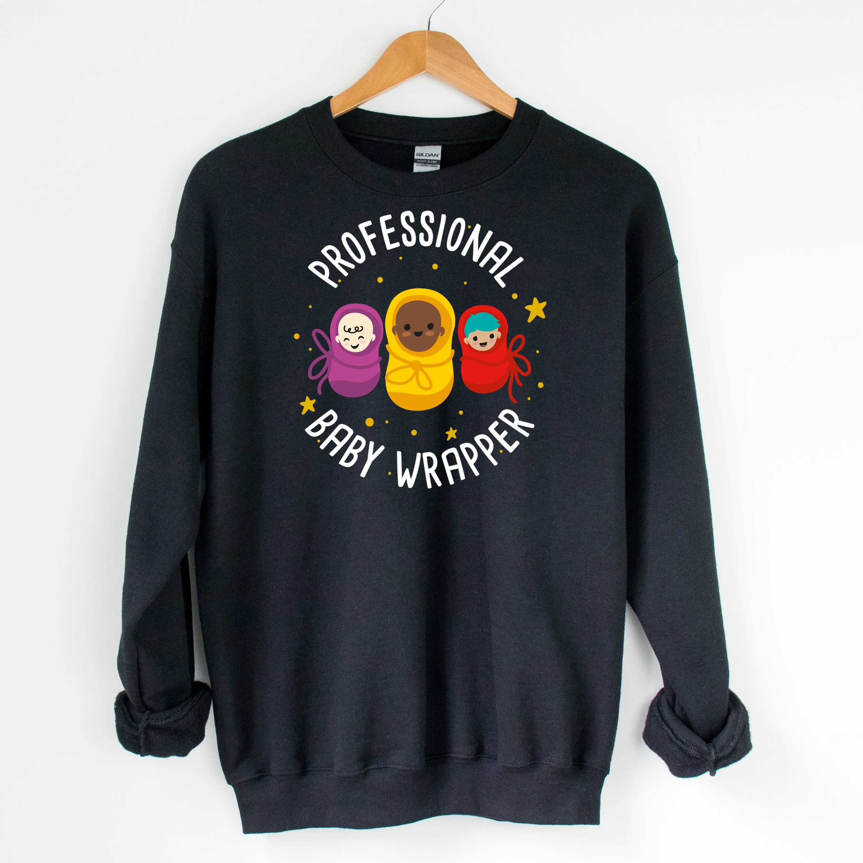 Sweatshirt: Professional Baby Wrapper