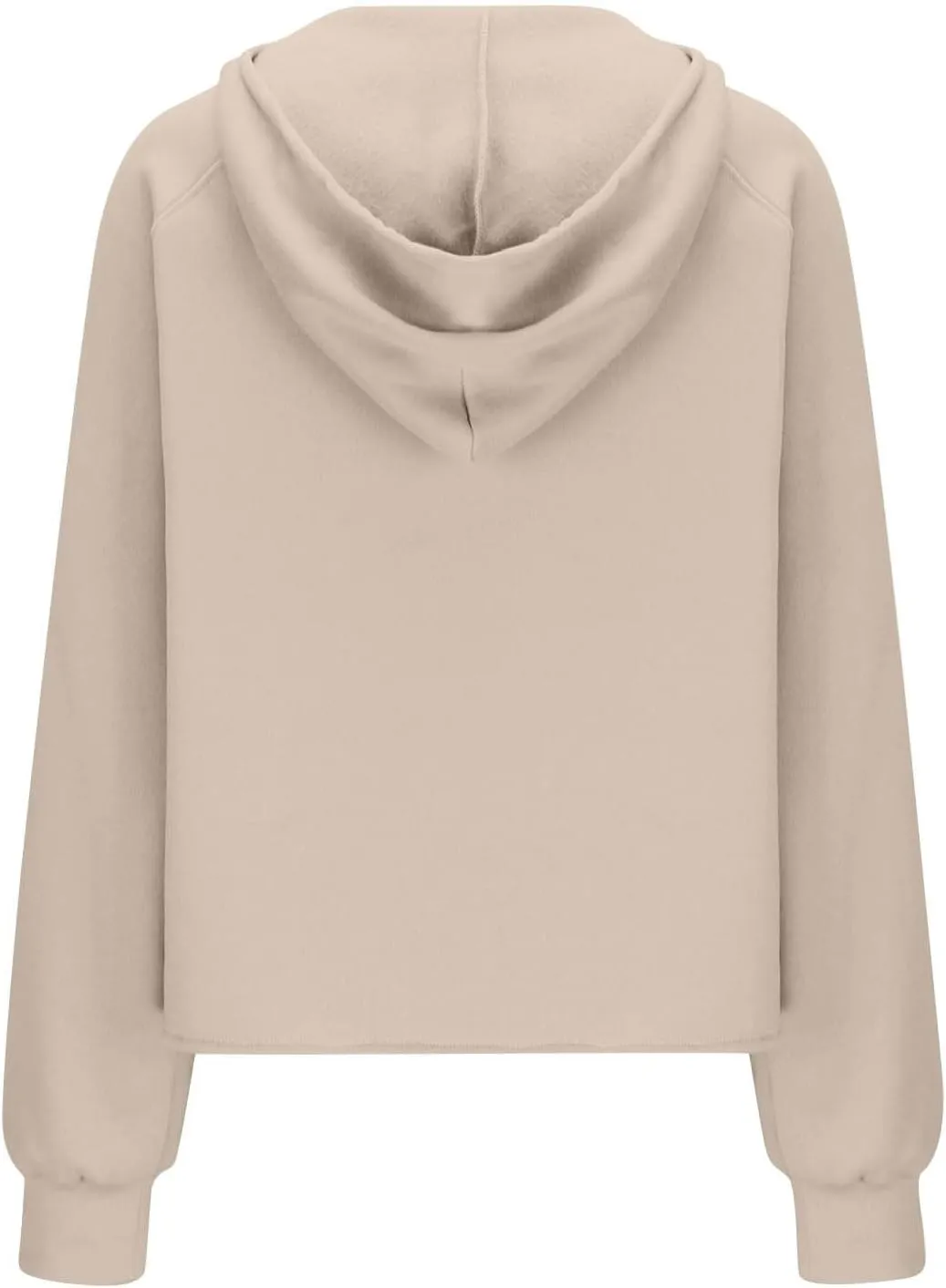 Women Half Zip Hoodies Pullover Long Sleeve Solid Corded Sweatshirt Oversized Casual Trendy Fall Outfit with Kangaroo Pocket