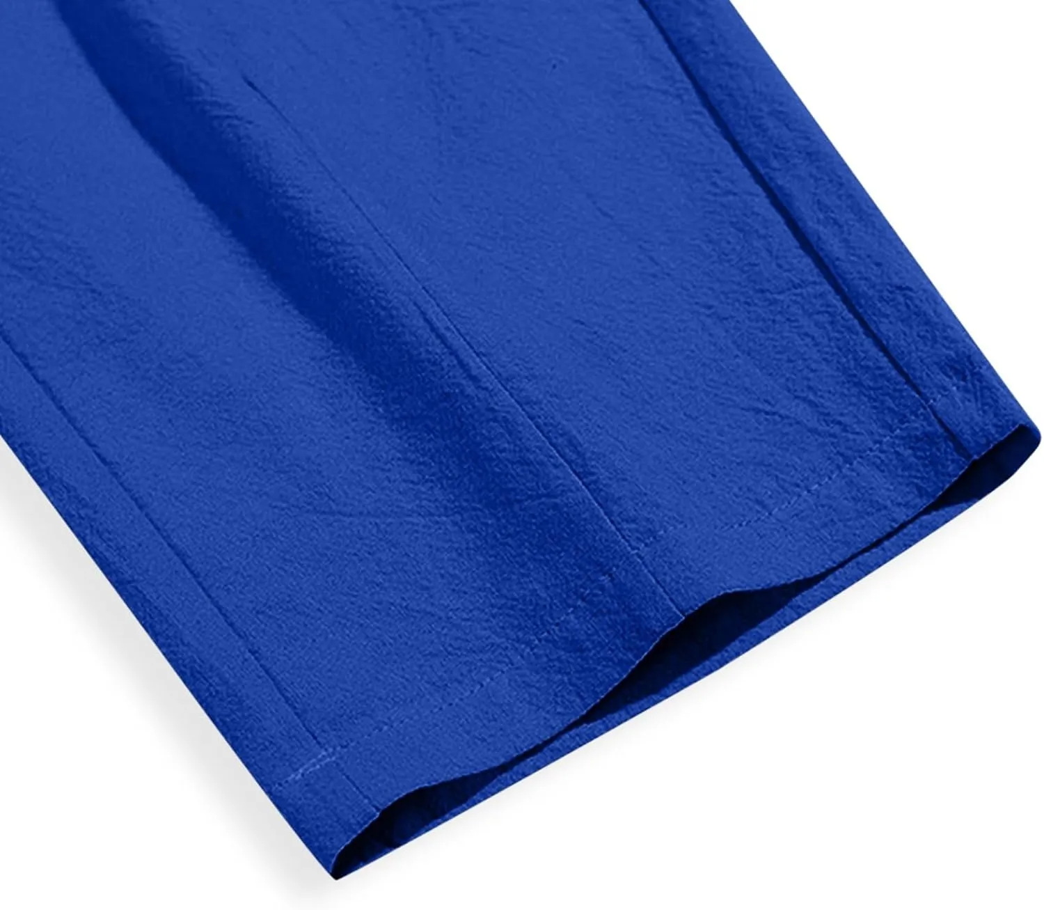 Women's Cotton Linen Straight Leg Pants Lightweight Elastic Waist Drawstring Casual Trousers with Pockets Summer